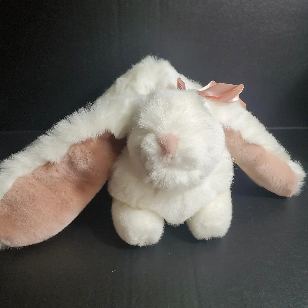 Lop Ear White Plush Easter Bunny Rabbit  10